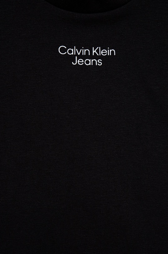 Chłopiec Calvin Klein Jeans t-shirt dziecięcy IN0IN00021.9BYY IN0IN00021.9BYY czarny
