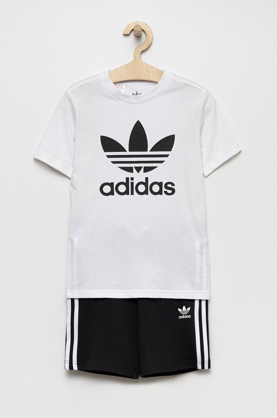 adidas Originals komplet dziecięcy aplikacja biały HK2968