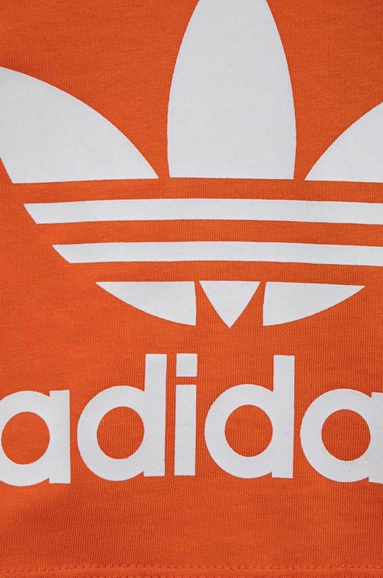 Chłopiec adidas Originals t-shirt bawełniany dziecięcy HK7514 pomarańczowy