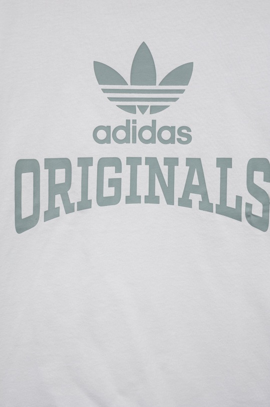 Chłopiec adidas Originals t-shirt bawełniany dziecięcy HL6871 biały
