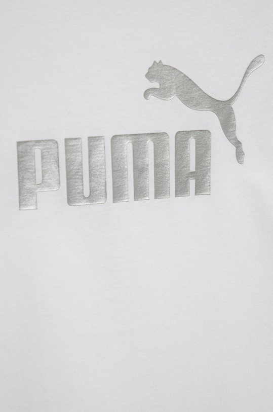 Chłopiec Puma t-shirt bawełniany dziecięcy 846953.K.9BYY biały