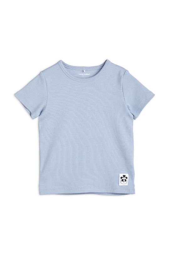 Mini Rodini t-shirt dziecięcy z elastanem niebieski 2272012360
