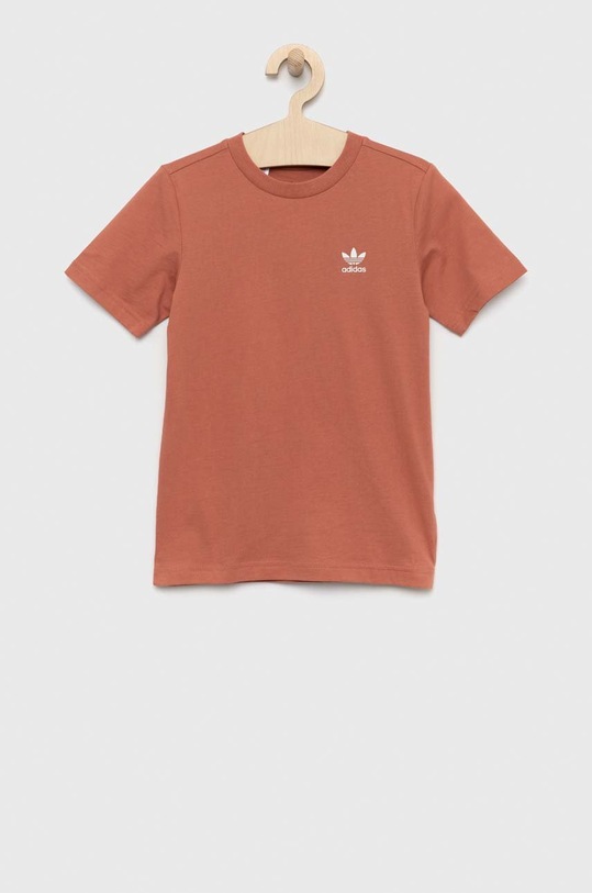 adidas Originals t-shirt bawełniany dziecięcy bawełna pomarańczowy HK2816
