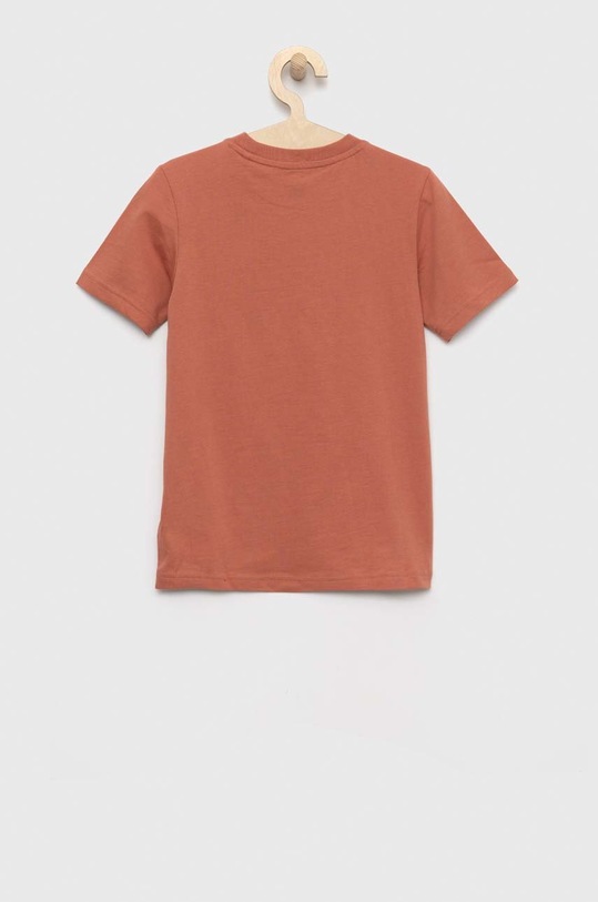 adidas Originals t-shirt bawełniany dziecięcy HK2816 pomarańczowy AW22