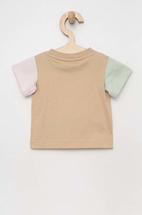 Dječja pamučna majica kratkih rukava adidas Originals HK9812 bež AW22