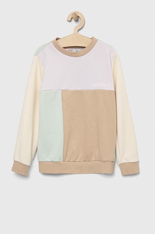 Dětská mikina adidas Originals bez kapuce vícebarevná HK9818
