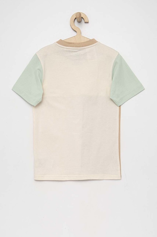 adidas Originals t-shirt bawełniany dziecięcy HK9819 beżowy SS23