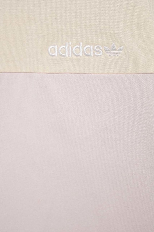Chłopiec adidas Originals t-shirt bawełniany dziecięcy HK9819 beżowy