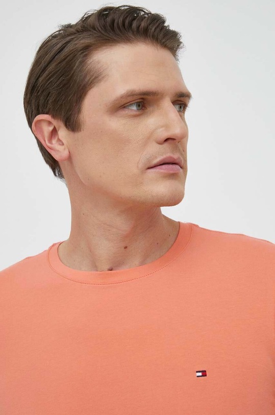 Tommy Hilfiger t-shirt pomarańczowy MW0MW10800.9BYY