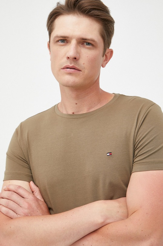 Футболка Tommy Hilfiger зелений MW0MW10800.9BYY