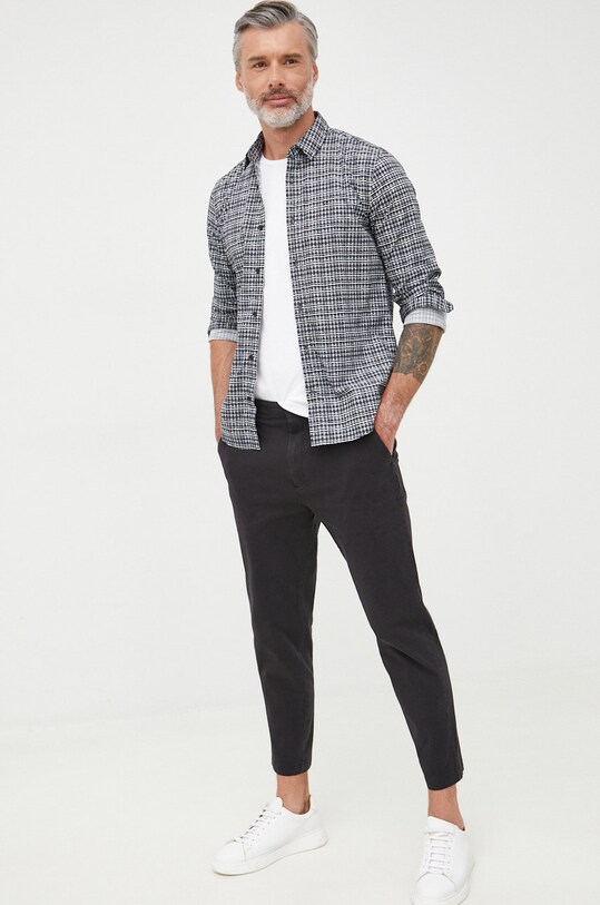 Bavlněné tričko Calvin Klein K10K109083.9BYY bílá AW22