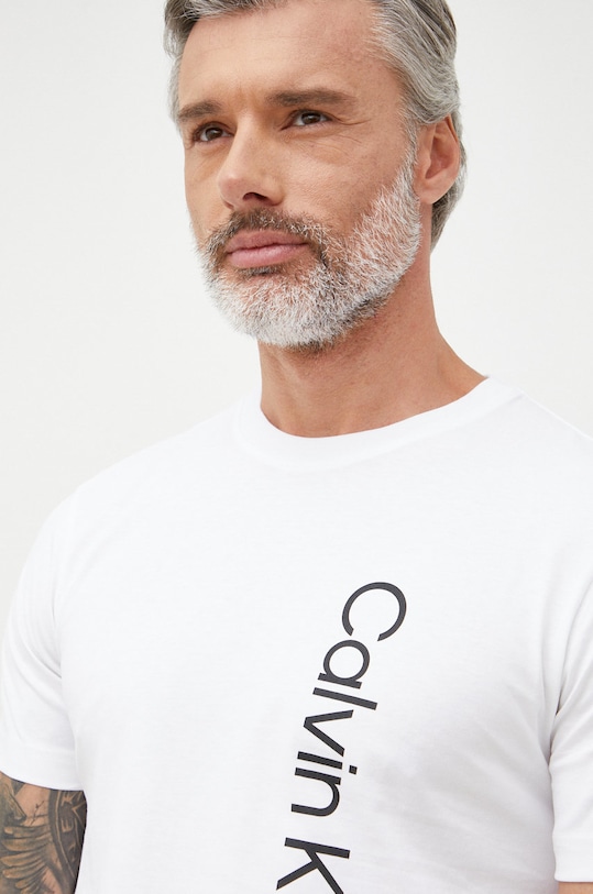 Calvin Klein t-shirt bawełniany biały K10K109738.9BYY