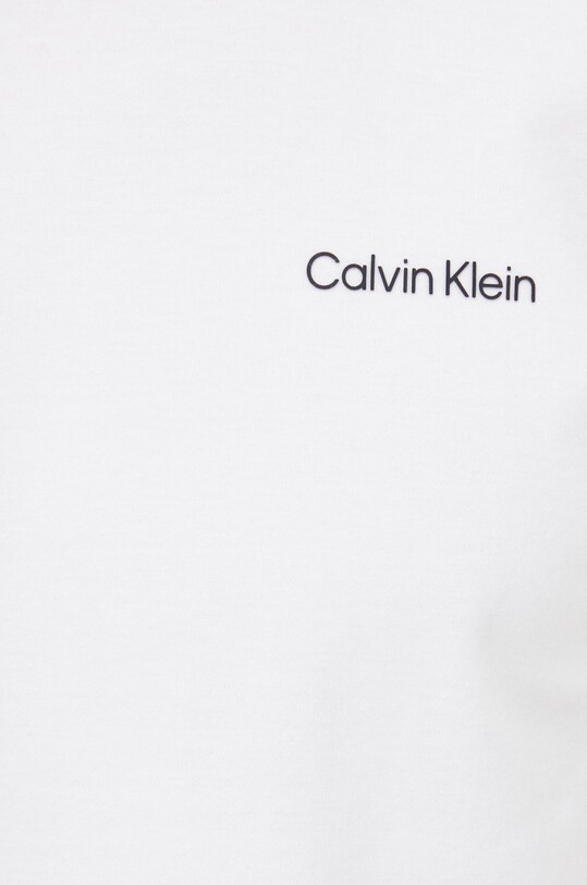 Βαμβακερό μπλουζάκι Calvin Klein K10K109894.9BYY λευκό