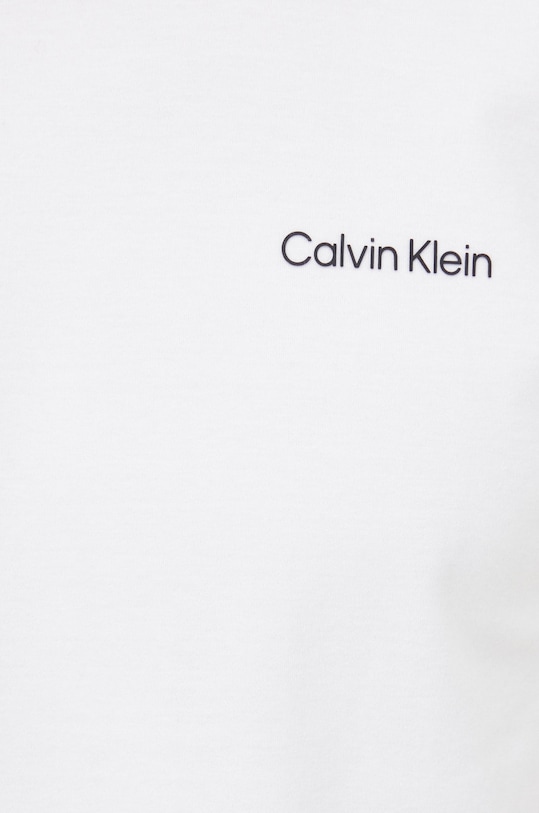 Βαμβακερό μπλουζάκι Calvin Klein K10K109894.9BYY λευκό