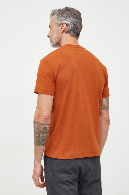 Oblečení Bavlněné tričko Calvin Klein K10K109894.9BYY hnědá