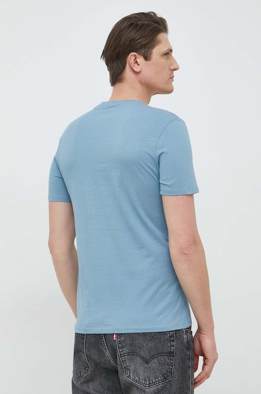 Odzież Guess t-shirt bawełniany M2YI71.I3Z11 niebieski