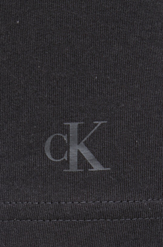 Βαμβακερό μπλουζάκι Calvin Klein Jeans J30J320876.9BYY μαύρο