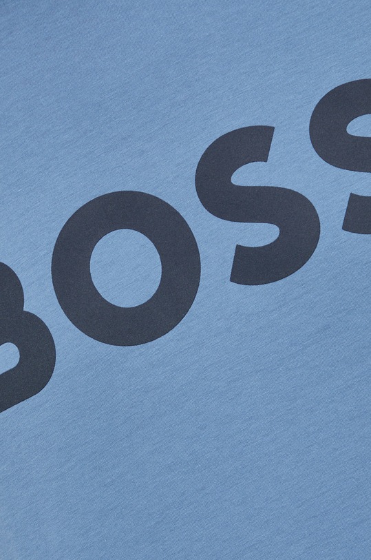BOSS t-shirt bawełniany BOSS CASUAL 50481923 niebieski