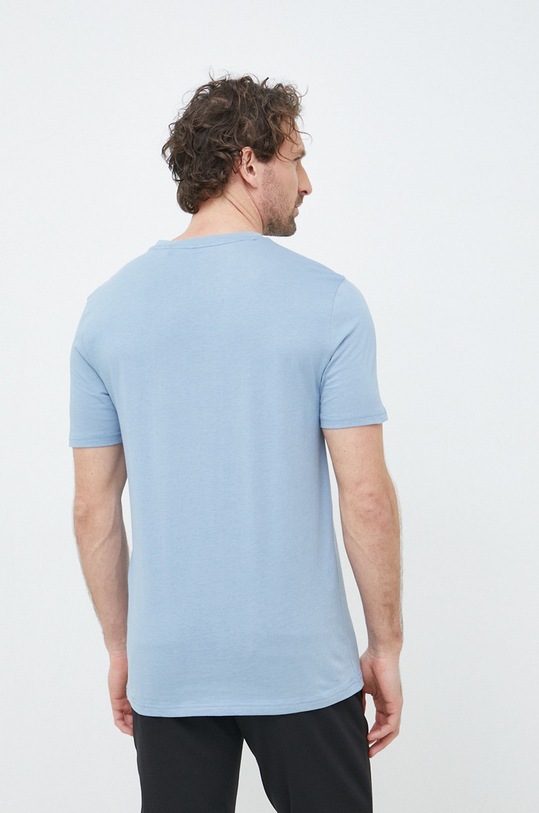 BOSS t-shirt bawełniany BOSS CASUAL niebieski 50481923
