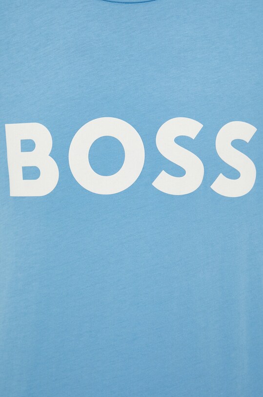 Bavlnené tričko BOSS BOSS CASUAL 50481923 modrá