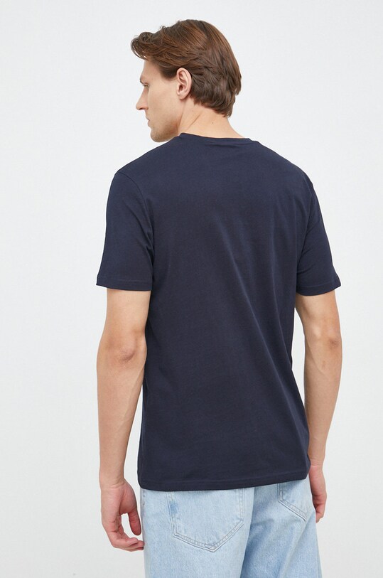 BOSS t-shirt bawełniany BOSS CASUAL 50481923 granatowy SS25