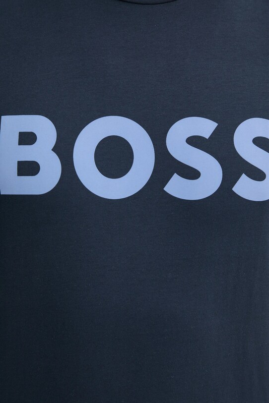 BOSS t-shirt bawełniany BOSS CASUAL 50481923 granatowy