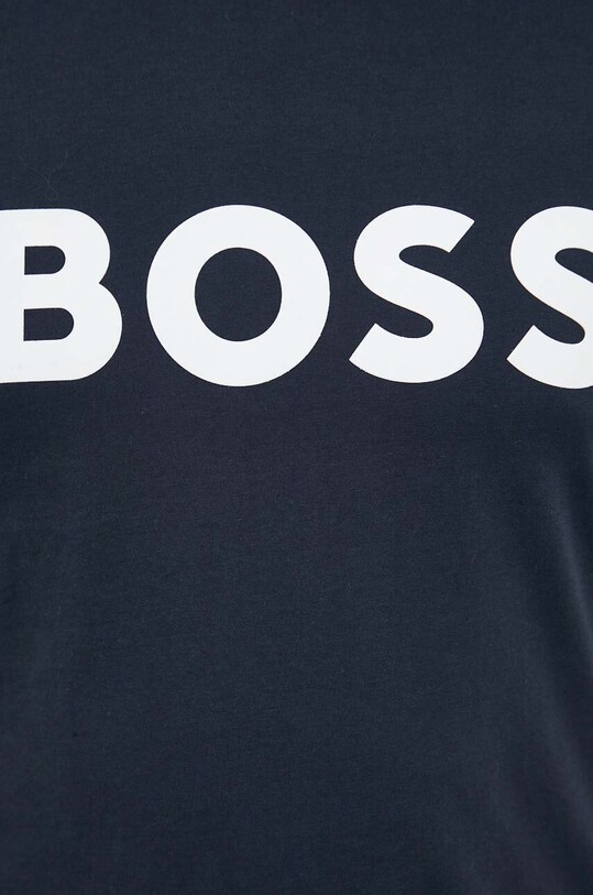 Bavlnené tričko BOSS BOSS CASUAL 50481923 tmavomodrá