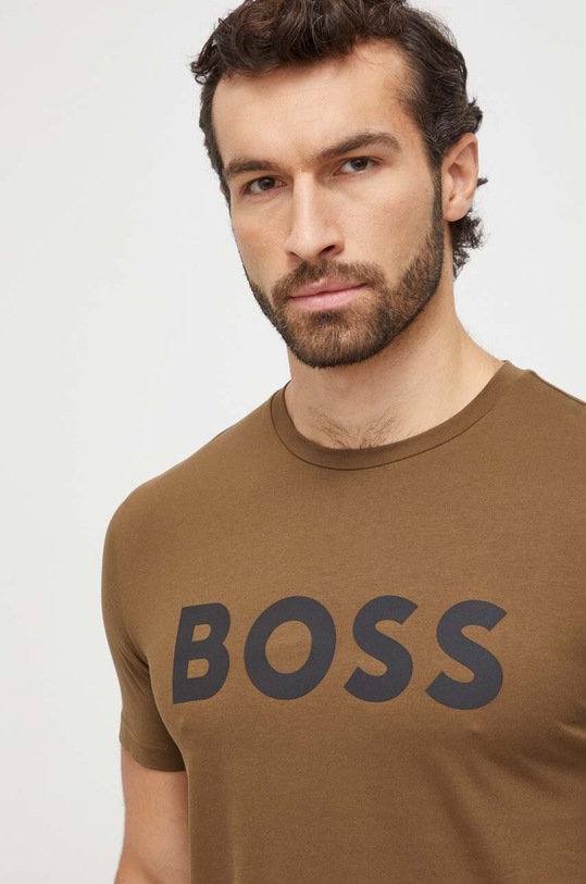 Odzież BOSS t-shirt bawełniany BOSS CASUAL 50481923 zielony