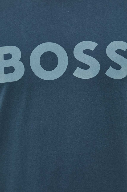 BOSS t-shirt bawełniany BOSS CASUAL 50481923 zielony