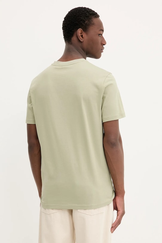 BOSS Orange t-shirt bawełniany BOSS ORANGE 50481923 zielony SS25