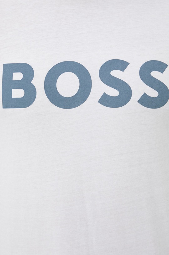 BOSS t-shirt bawełniany BOSS CASUAL 50481923 biały
