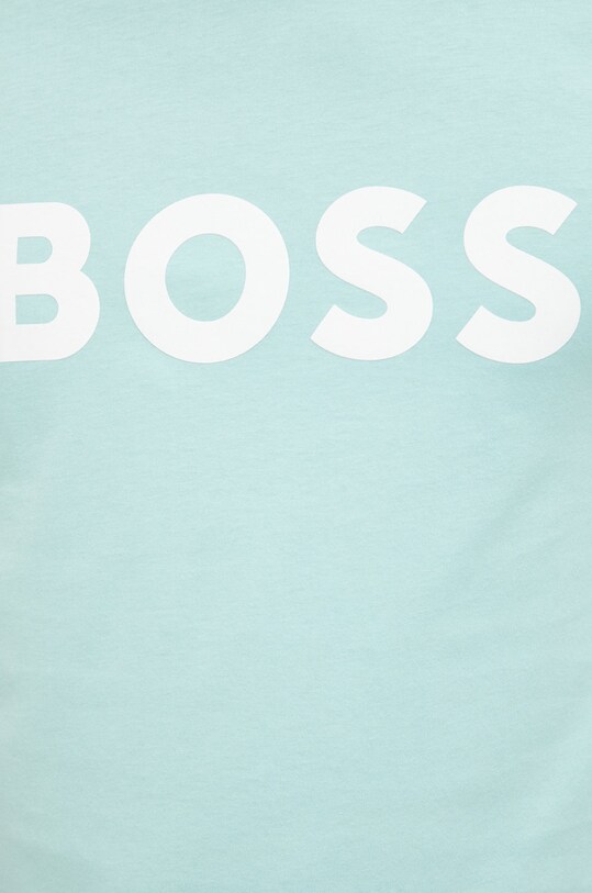 Bavlnené tričko BOSS BOSS CASUAL 50481923 zelená