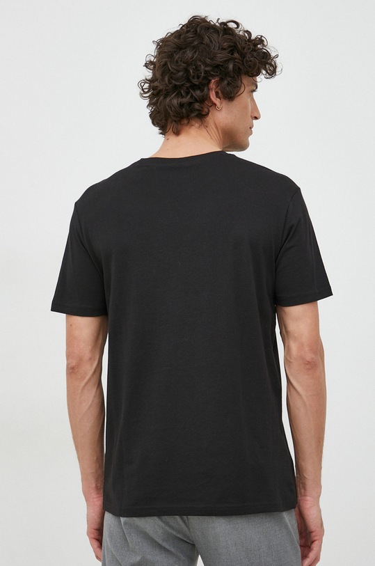 Odzież BOSS t-shirt bawełniany BOSS CASUAL 50481923 czarny