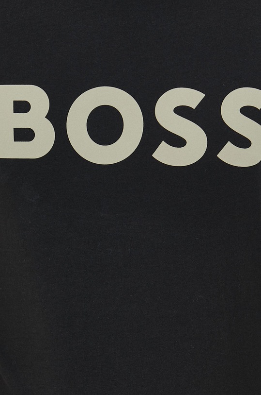 BOSS t-shirt bawełniany BOSS CASUAL 50481923 czarny