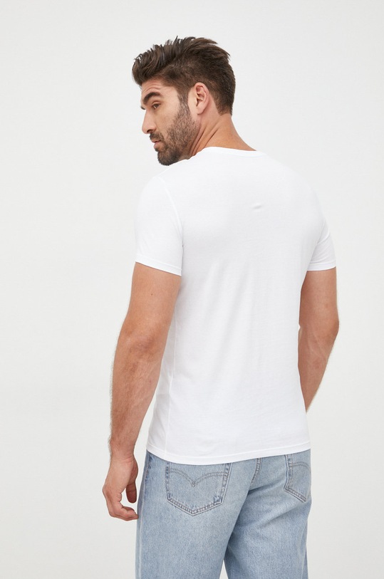 Odzież Armani Exchange t-shirt bawełniany 6LZTAA.ZJA5Z 6LZTAA.ZJA5Z biały