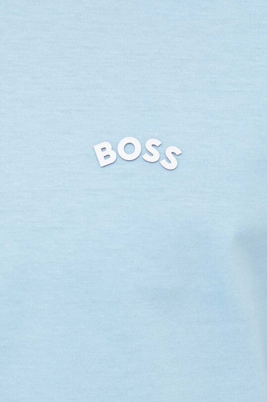 BOSS Green t-shirt bawełniany 50469062 niebieski