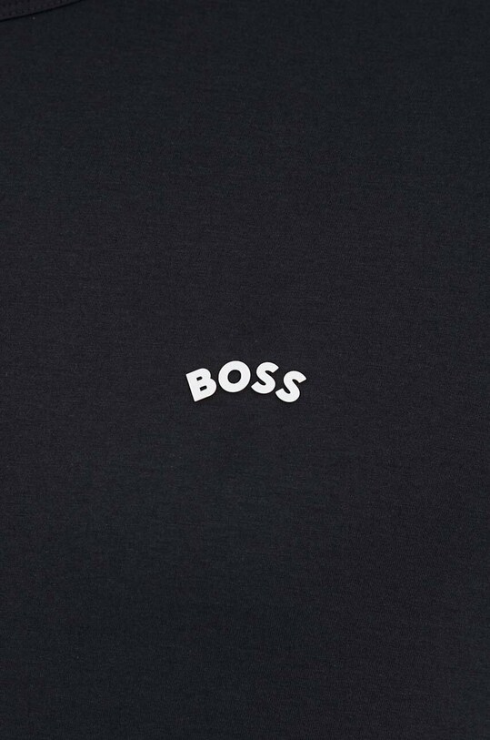BOSS tricou din bumbac BOSS ATHLEISURE 50469062 bleumarin