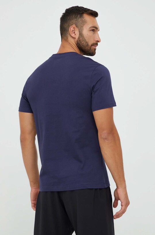 Îmbrăcăminte Reebok tricou din bumbac GN5378 bleumarin