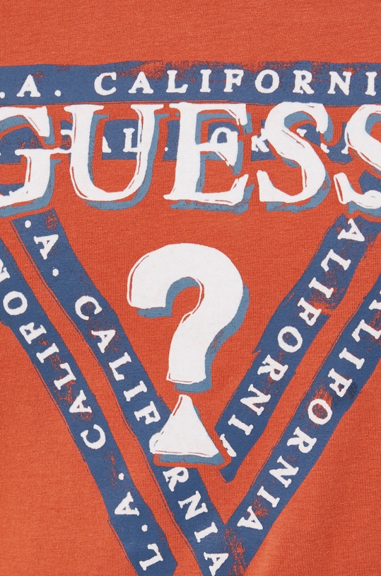 Guess t-shirt M2BI43.J1314 pomarańczowy