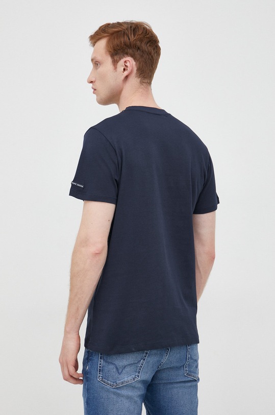 Odzież Pepe Jeans t-shirt bawełniany PM508377.594 granatowy