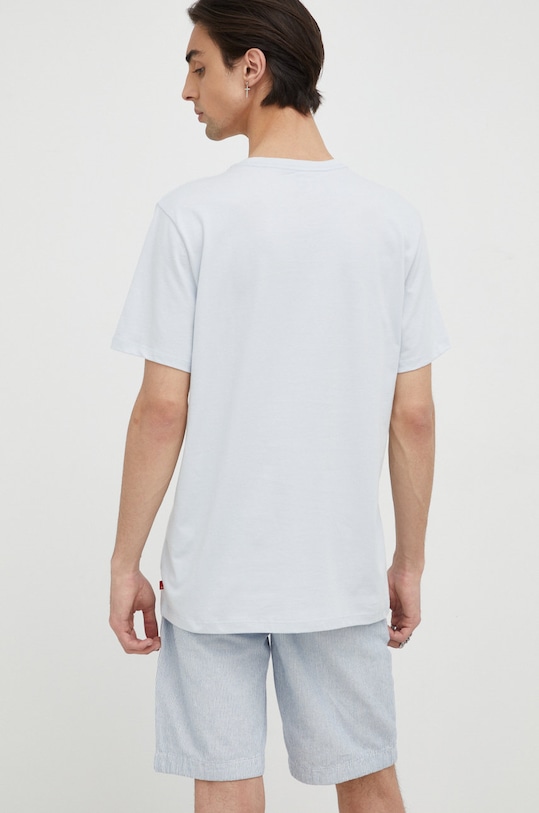 Bavlněné tričko Levi's modrá 79541.0030