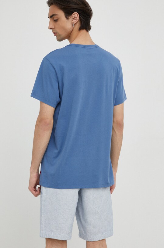 Bavlnené tričko Levi's 79541.0030 modrá