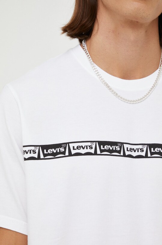 Levi's t-shirt bawełniany 16143.0612 biały