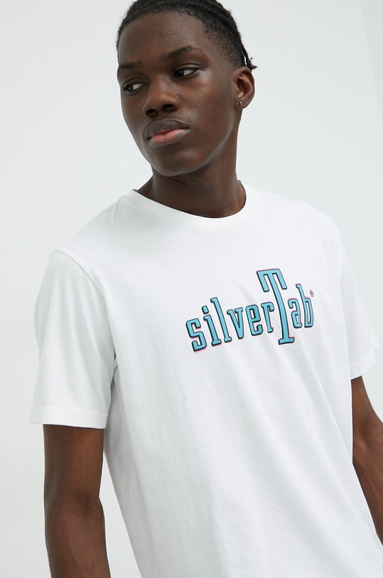 Levi's t-shirt bawełniany nadruk biały 22491.1133