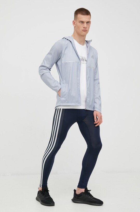 adidas Performance t-shirt do biegania Run For The Ocean HA4311 biały AW22