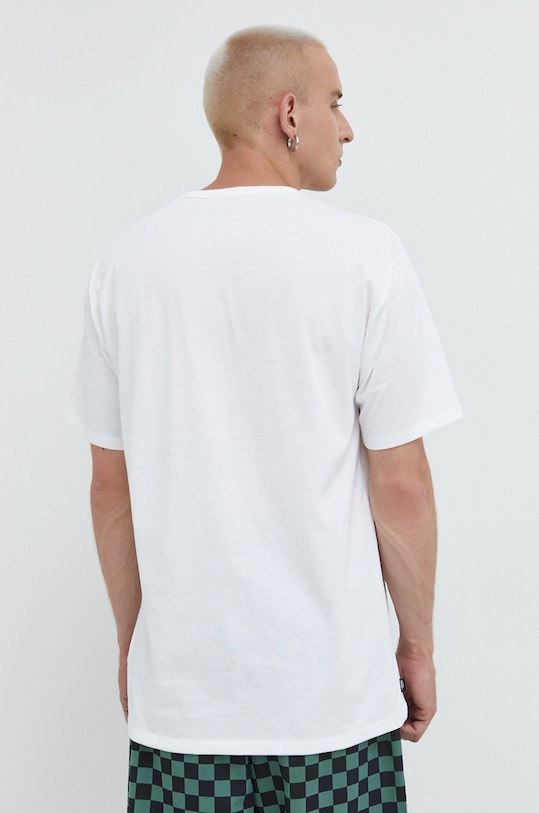 Odzież Vans t-shirt bawełniany VN0A49R7WHT1 biały