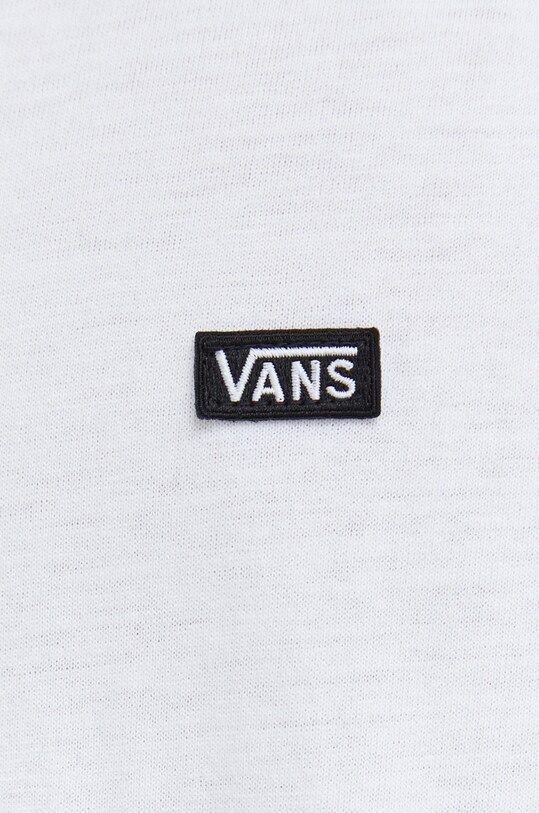 Vans t-shirt bawełniany VN0A49R7WHT1 biały
