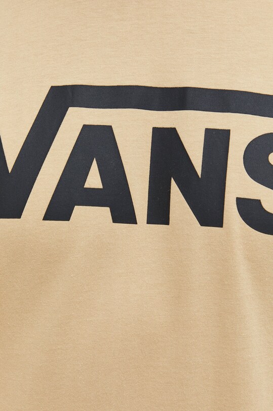 Vans t-shirt bawełniany VN000GGGY971 beżowy