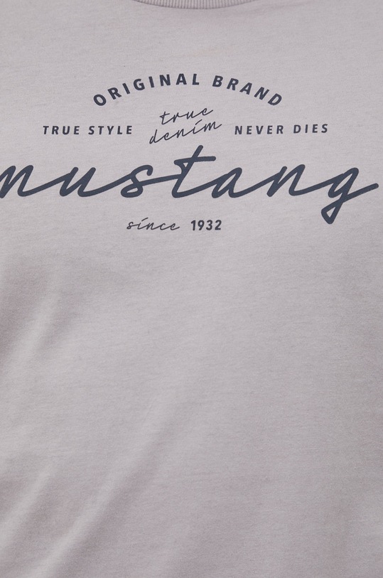 Mustang t-shirt bawełniany szary 1012776.4054