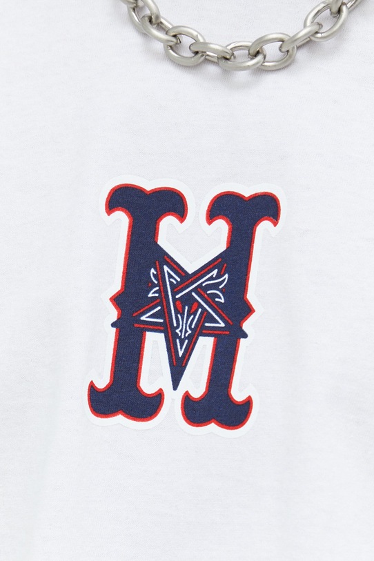 HUF t-shirt bawełniany x Trasher ts01923 biały